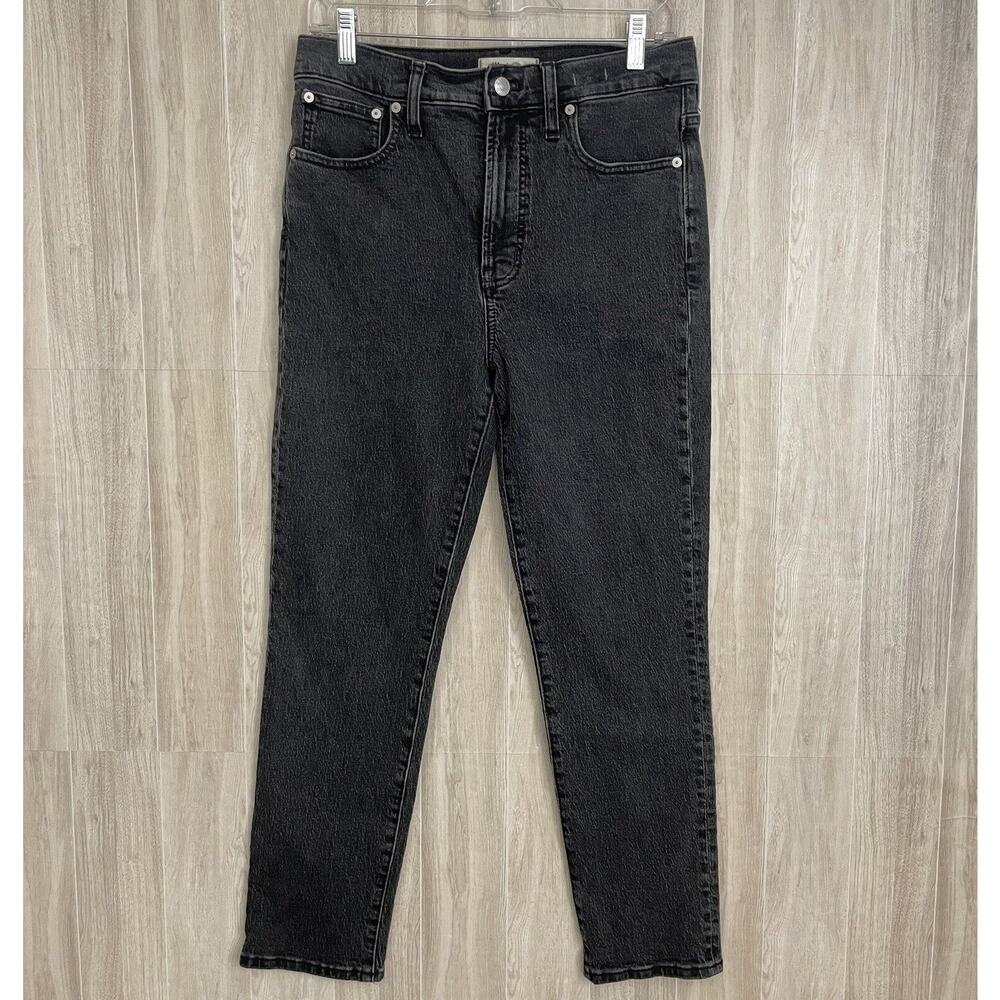Madewell The Perfect Vintage Jean Womens Size 27 Black Belmere Wash Pants Boho